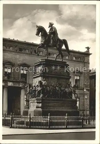 Friedrich der Grosse Denkmal Berlin  Kat. Kaiser