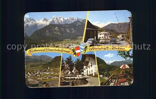 Grenze Douane Zoll oesterreich Bayern Steinpass Unken Kat. Zoll