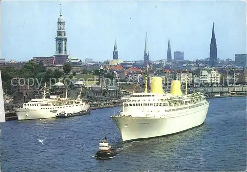 Dampfer Oceanliner Hamburg Hafen  Kat. Schiffe