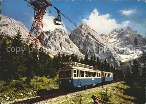 Zugspitzbahn Zahnradbahn Seilbahn Zugspitzgipfel Kat. Eisenbahn