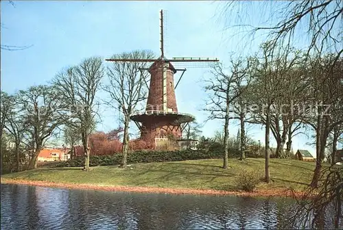 Windmuehle Alkmaar Molen van Piet Bolwerk Kat. Gebaeude und Architektur