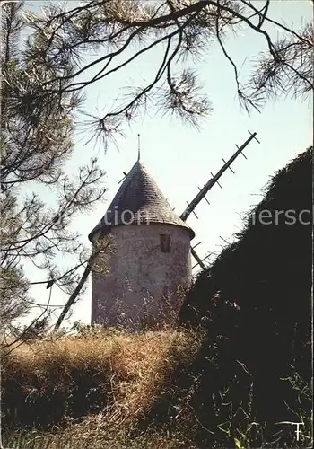 Windmuehle Vendee Jard sue mer Kat. Gebaeude und Architektur