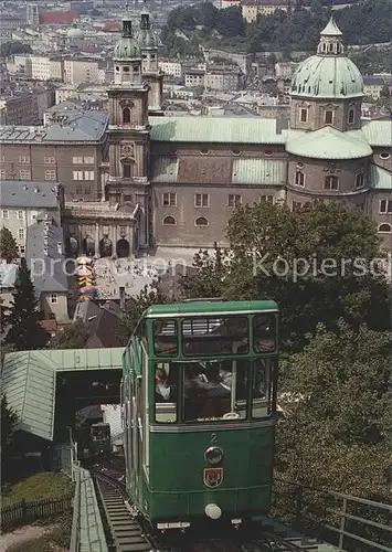 Zahnradbahn Festungsbahn Salzburg Kat. Bergbahn