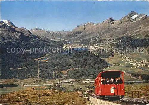 Zahnradbahn Muottas Muragl Oberengadin Kat. Bergbahn