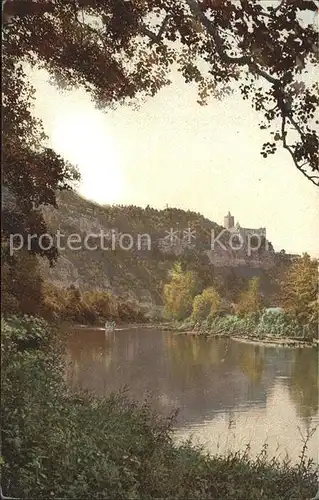 Verlag Photochromie Nr. 2547 Serie 131 Berg Schloss Fluss  Kat. Verlage