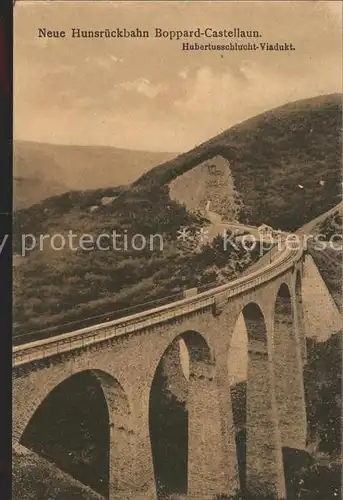 Viadukte Viaduc Hubertusschlucht Hunsrueckbahn Boppard Castellaun Kat. Bruecken