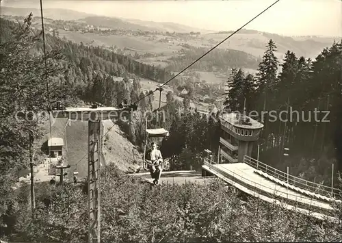 Sessellift Grosse Aschbergschanze Klingenthal Sachsen Kat. Bahnen