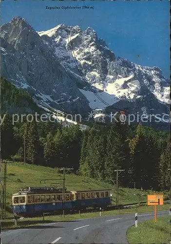 Zugspitzbahn Zahnradbahn Zugspitzgipfel Kat. Eisenbahn