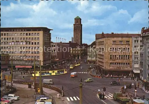 Strassenbahn Muelheim an der Ruhr Stadtmitte  Kat. Strassenbahn