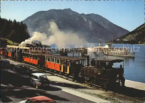 Zahnradbahn Achensee Dampfer Stadt Innsbruck Landungssteg Seespitze Kat. Bergbahn