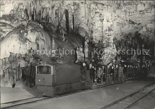 Bergbahn Hoehle Postojnska Jama Vlak  Kat. Bergbahn