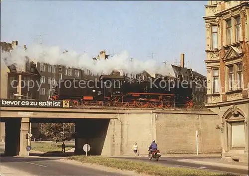 Lokomotive Museumslokomotive 381182 Schillerbruecke Plauen Kat. Eisenbahn