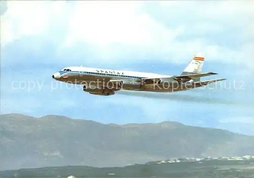 Flugzeuge Zivil Spantax Convair CV 990 A Coronado Kat. Airplanes Avions