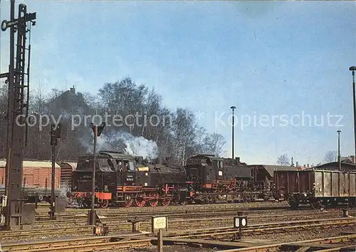 Lokomotive Gueterzugdampflokomotive 861141 Bahnhof Zittau Kat. Eisenbahn