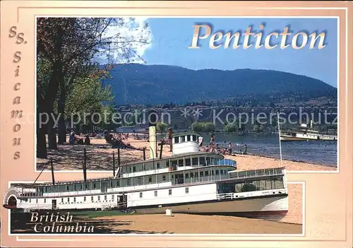 Dampfer Binnenschifffahrt S.S. Sicamous Penticton  Kat. Schiffe