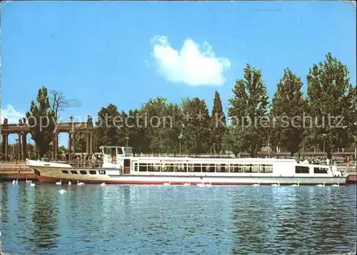 Motorschiffe MS Strandbad Ferch Weisse Flotte Potsdam Kat. Schiffe