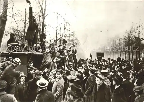 Politik Geschichte Demonstration Berliner Arbeiter Blutbad Konterrevolution 5. Dezember 1918 Wilhelm Pieck  Kat. Politik und Geschichte