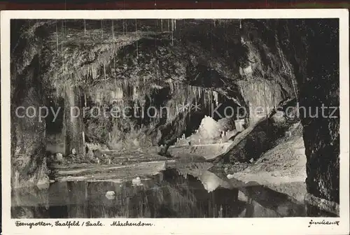 Hoehlen Caves Grottes Feengrotten Saalfeld Maerchendom Gralsburg Kat. Berge