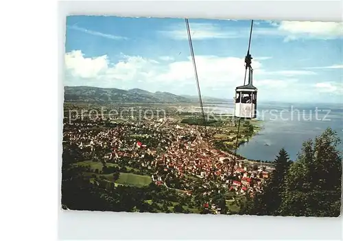 Seilbahn Pfaender Bregenz Bodensee  Kat. Bahnen