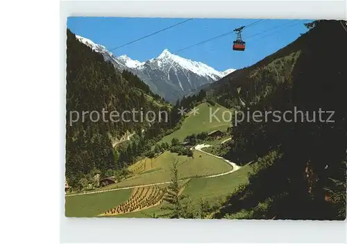 Seilbahn Ahorn Mayrhofen Brandbergkolm Zillertal Kat. Bahnen