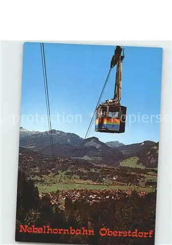 Seilbahn Nebelhorn Oberstdorf  Kat. Bahnen