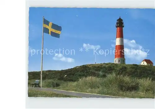 Leuchtturm Lighthouse Hoernum Sylt  Kat. Gebaeude