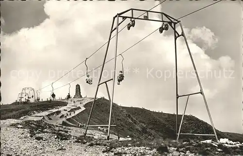 Sessellift Feldberg Hochschwarzwald Seebuck Kat. Bahnen