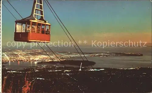 Seilbahn Grouse Mountain Skyride Panorama North Vancouver Canada  Kat. Bahnen