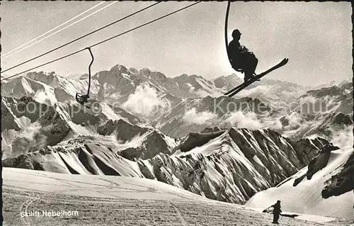 Skilift Nebelhorn  Kat. Bahnen