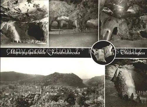 Hoehlen Caves Grottes Marienglashoehle Friedrichroda Kat. Berge