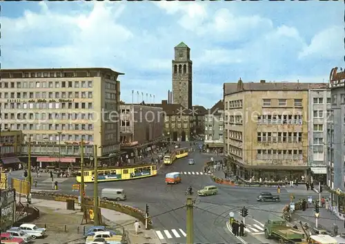 Strassenbahn Muelheim Ruhr Stadtmitte  Kat. Strassenbahn