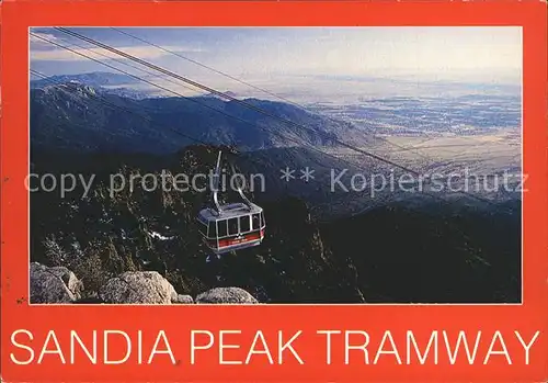 Seilbahn Sandia Peak Aerial Tramway  Kat. Bahnen