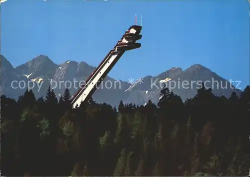 Ski Flugschanze Heini Klopfer Oberstdorf Birgsautal  Kat. Sport