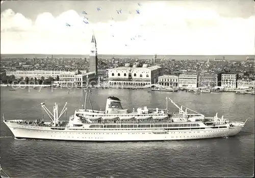 Dampfer Oceanliner T.N. Ausonia  Kat. Schiffe