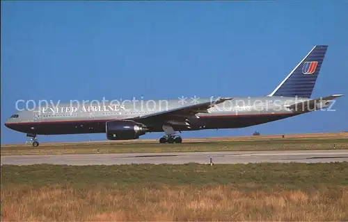 Flugzeuge Zivil United Airlines Marcelo Amodeo Customer Boeing 777 222 N768UA Kat. Airplanes Avions