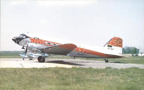 Flugzeuge Zivil Ohio University DC 3 N7AP Kat. Airplanes Avions