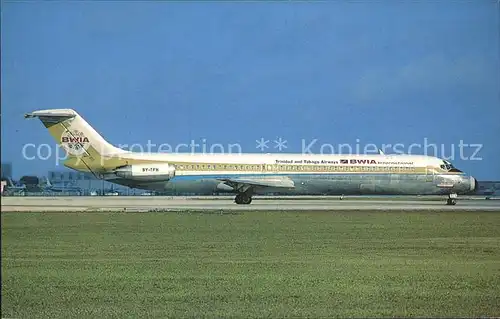 Flugzeuge Zivil BWIA International McDonnell Douglas DC 9 51 9Y TFH c n 47743 Kat. Airplanes Avions