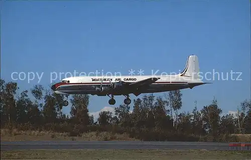 Flugzeuge Zivil Northern Air Cargo Douglas DC 6A N1027N c n 43580 Kat. Airplanes Avions