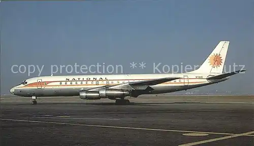 Flugzeuge Zivil National McDonnell Douglas DC 8 32 Kat. Airplanes Avions