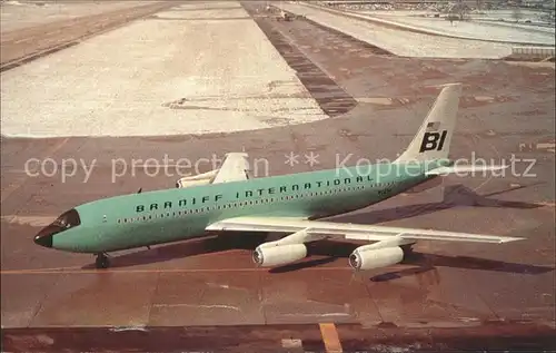 Flugzeuge Zivil Braniff International Boeing 707 227 Kat. Airplanes Avions