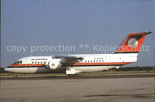 Flugzeuge Zivil Alisarda BAe 146 200 G BTCP c n 2178 Kat. Airplanes Avions