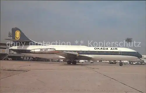 Flugzeuge Zivil Okada Air Nigeria Aerospatiale Caravelle 6N 5N AOY c n 180  Kat. Airplanes Avions