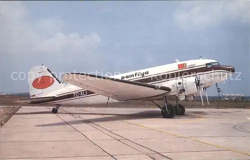 Flugzeuge Zivil Pamfilya DC 3C TC ALI c n 12830 Kat. Airplanes Avions