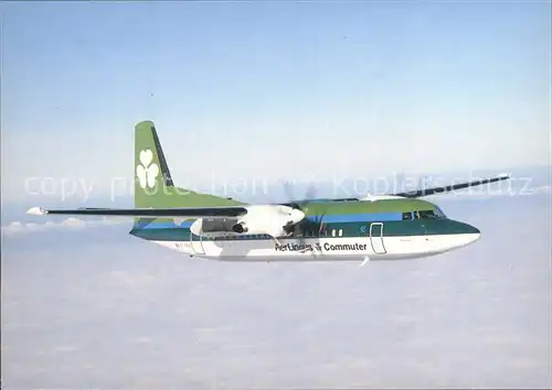 Flugzeuge Zivil Aer Lingus Commuter EI FKA Fokker 50 Kat. Airplanes Avions