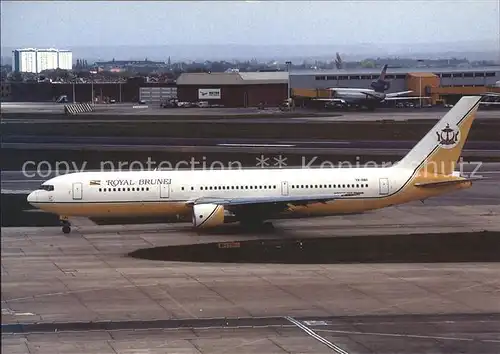 Flugzeuge Zivil Royal Brunei Boeing 767 22A V8 RBG c n 25532 442 Kat. Airplanes Avions