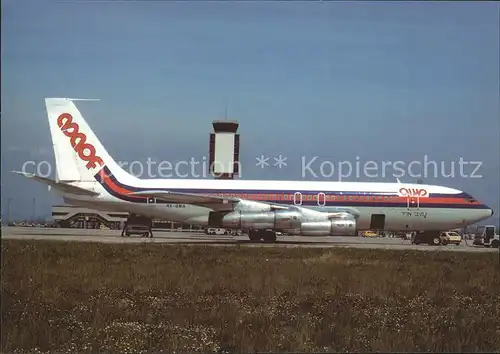 Flugzeuge Zivil Maof Airlines Boeing 720 023 4X BMA c n 18014 143 Kat. Airplanes Avions