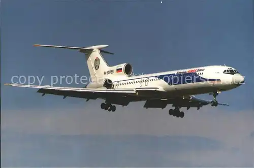 Flugzeuge Zivil Tjumenaviatrans Tu 154M Wasily Bachilov RA 85755 Kat. Airplanes Avions