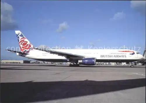 Flugzeuge Zivil British Airways Boeing 767 336ER G BNWR c n 25732 421 Kat. Airplanes Avions