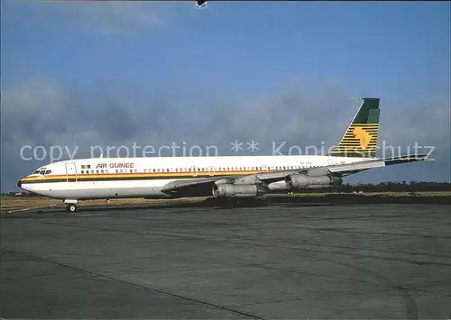 Flugzeuge Zivil Air Guinee Boeing 707 351 C 3X GAZ Kat. Airplanes Avions