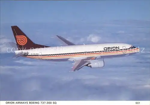 Flugzeuge Zivil Orion Airways Boeing 737 300 SQ Kat. Airplanes Avions